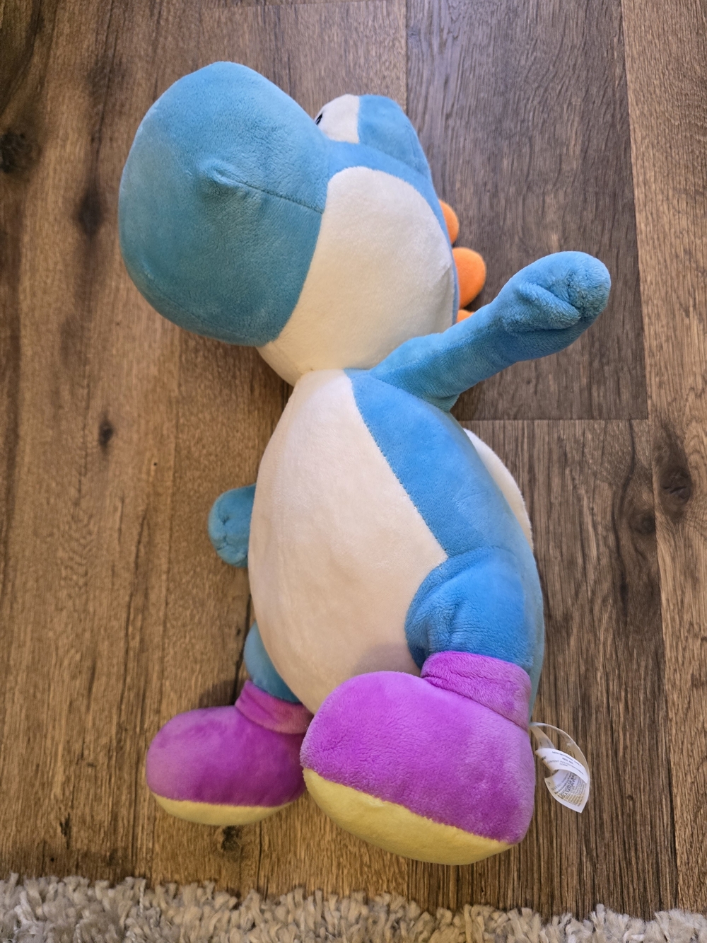 Nintendo Super Mario Bros. Blue Yoshi Plush 16 Inch - Picture 3 of 6